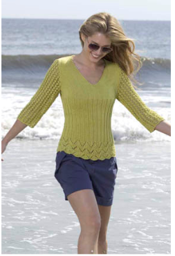 Cotton Classic Stitch Sample Pullover Picture