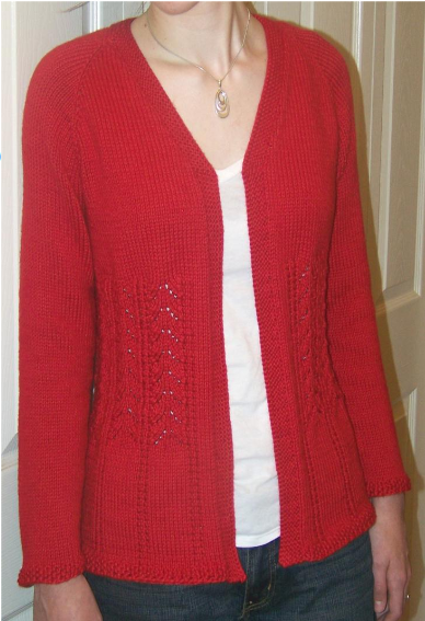 Top Down Seamless Cardigan Picture